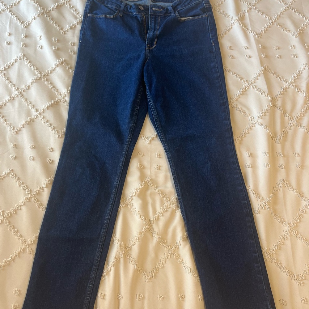 Old Navy High Rise Straight Jean Dark Rinse